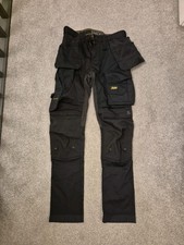 Snickers Workwear Black Trousers 6241 Size 146