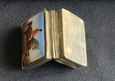 Rare Antique 925 Silver Enamel