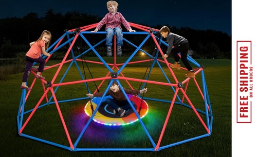 Climbing dome swing set - dome,