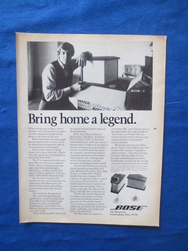 Bose 901 speakers - bose, magazine