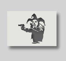 Banksy Gun Toting Clown