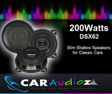 CRUNCH DSX62 200WATTS 6.5'' 17CM SLIM SHALLOW SPEAKERS FOR CLASSIC CARS