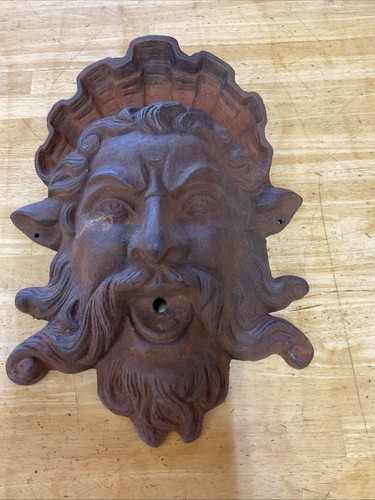 Cast iron neptune poseidon - iron,