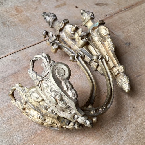 Antique curtain tie backs - curtain,