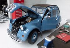 1:24 Welly Citroen 2CV Charleston 1982 Diecast V Detailed G LGB Scale Model blue
