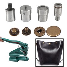 Green Machine Dies for Fixing S Spring Press Studs 10/12.5/15/17/20mm Size