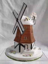 Coalport, Coalport Cottages, The Windmill Ornament, c1970s