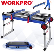 WORKPRO Miter Saw Stand, 5-in-1 Portable Workbench, Quick Folding Work Table NEW