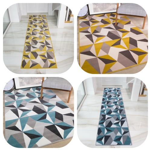 Modern geometric yellow blue - yellow,
