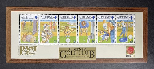 Alderney 2001 mnh golf club - mnh,