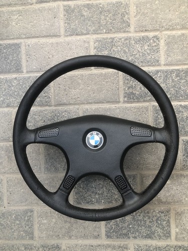 Leather steering wheel bmw - wheel, e34