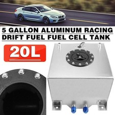 NEW 5 Gallon 20L Aluminum Racing Drift Fuel Cell Tank With Cap   Outside AU