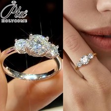 GENUINE 1CT Moissanite Ring