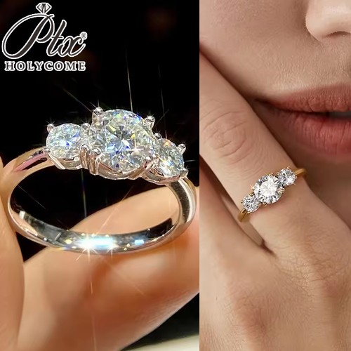Genuine 1ct moissanite ring - genuine,