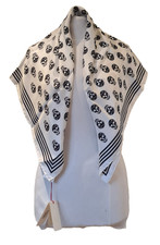 Alexander McQueen White Silk