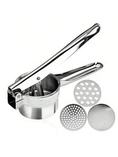 Heavy Duty Potato Ricer Puree Masher Juicer Vegetable Fruit Steel Press Maker UK