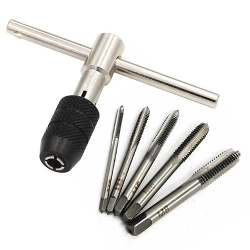 6pc tap wrench chuck set - 6pc,