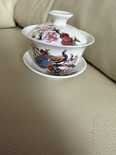 Chinese porcelain gaiwan tea - chinese, (tea