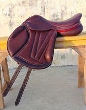 Leather Jumping/Close contact, Monoflap Changeable Gullets Saddle