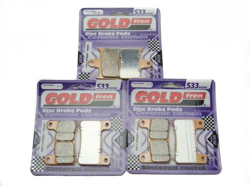 Goldfren s33 brake pads front - brake,