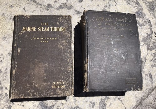 Two antique marine - antique, steam