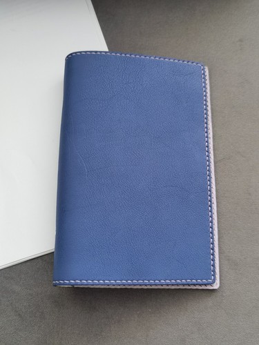 Real leather ring binder - real,