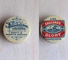 Antique Vintage Celluloid Tape Measure Moreland Matches Gloucester Advertising