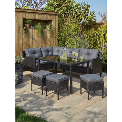 Outdoor rattan corner sofa - corner,