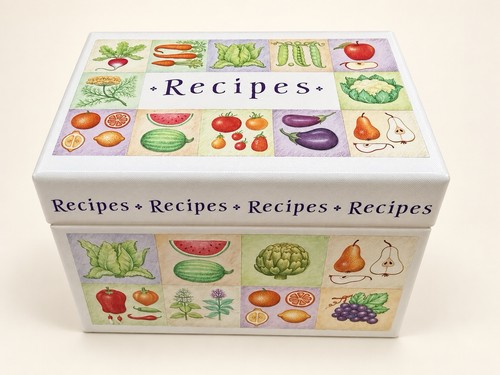 Vintage hallmark recipe card - hallmark,