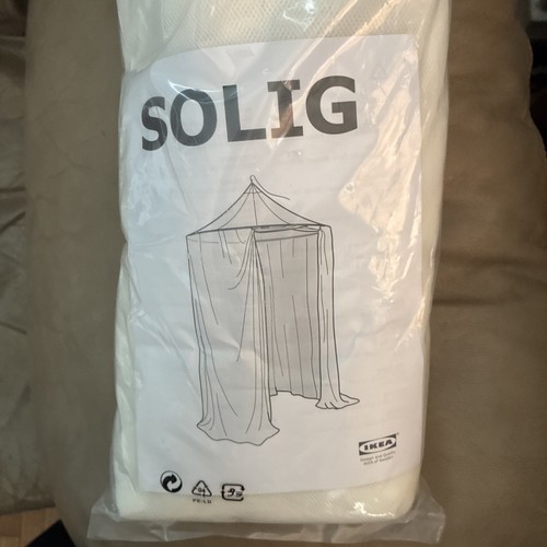 Ikea solig white net - solig,