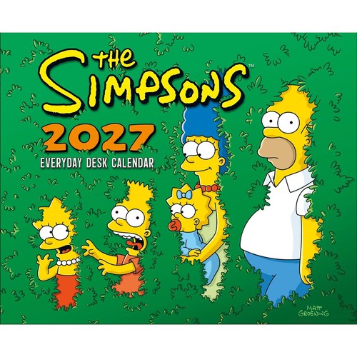 The simpsons desk calendar - simpsons,