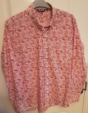 RELCO LONDON XL PAISLEY SHIRT BNWOT 100% COTTON Chest 46" FABULOUS 60's STYLE