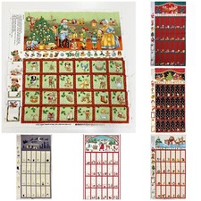 Advent Calendar Panels Christmas Fabric Easy Fold-Up Design- Beginner Friendly!