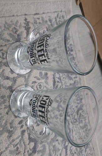 Glass coffee latte glasses - glass,