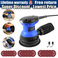 Electric Sander Polisher Buffer Sanding Machine For Wood Wall Tool & Sandpapers