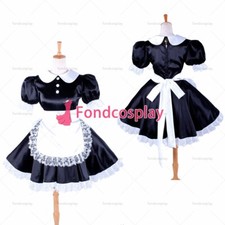 Sissy maid Black Satin