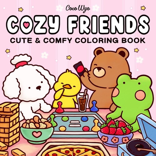 Cozy friends coloring - friends:, book