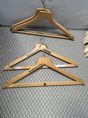 Vintage wooden coat hanger - x,