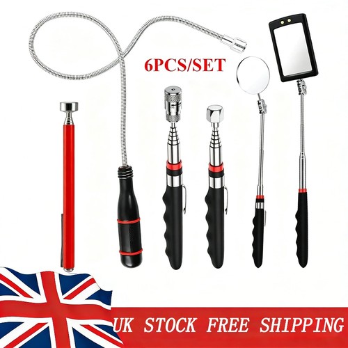 6pcs set telescopic mirror - 6pcs/set,