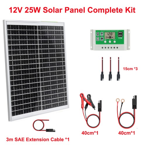 12v 25w full solar - 25w, panel