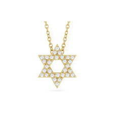EcLian Star of David Necklace