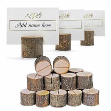 100 Pack Wooden Table Name