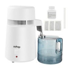 ZOKOP 4L 750W Stainless Steel Water Distiller Water Filter Purifier Medical Home