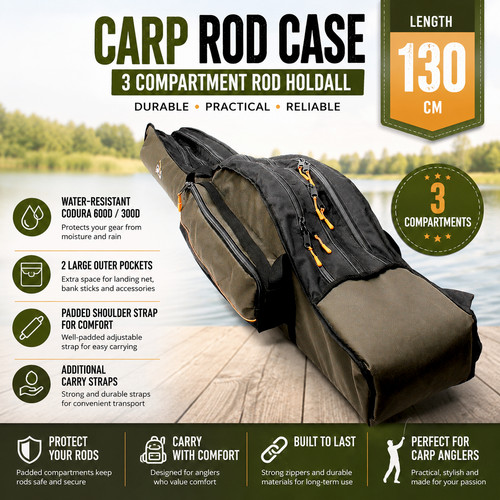 Fishing rod bag 130cm - fishing,