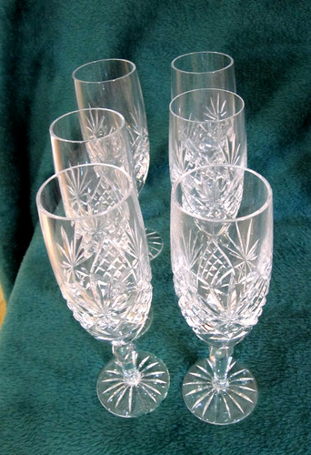Vintage crystal glass - crystal,
