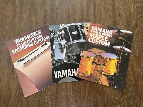 Yamaha 90s drum catalogs - 90s,