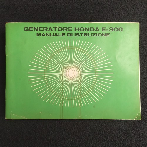 Honda 300 generator - e-300,