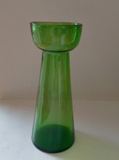 Vintage Green Glass Hyacinth