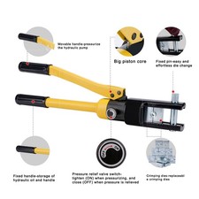 Hydraulic Cable Crimper Electric Terminal Wire Pliers Manual Crimping Tool 1 NEW