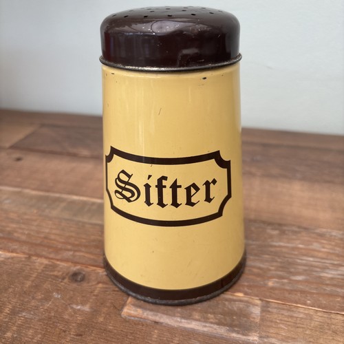 Vintage 1960s brown yellow - brown,